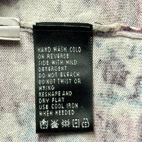 August Silk Womens Floral Cardigan With Pearl Buttons XL Pink Mauve Excellent - Picture 8 of 8